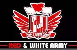 Red & White Army Logo